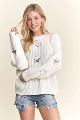 Kennedy Sequin Star Sweater