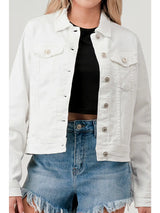Classic White Denim Jacket