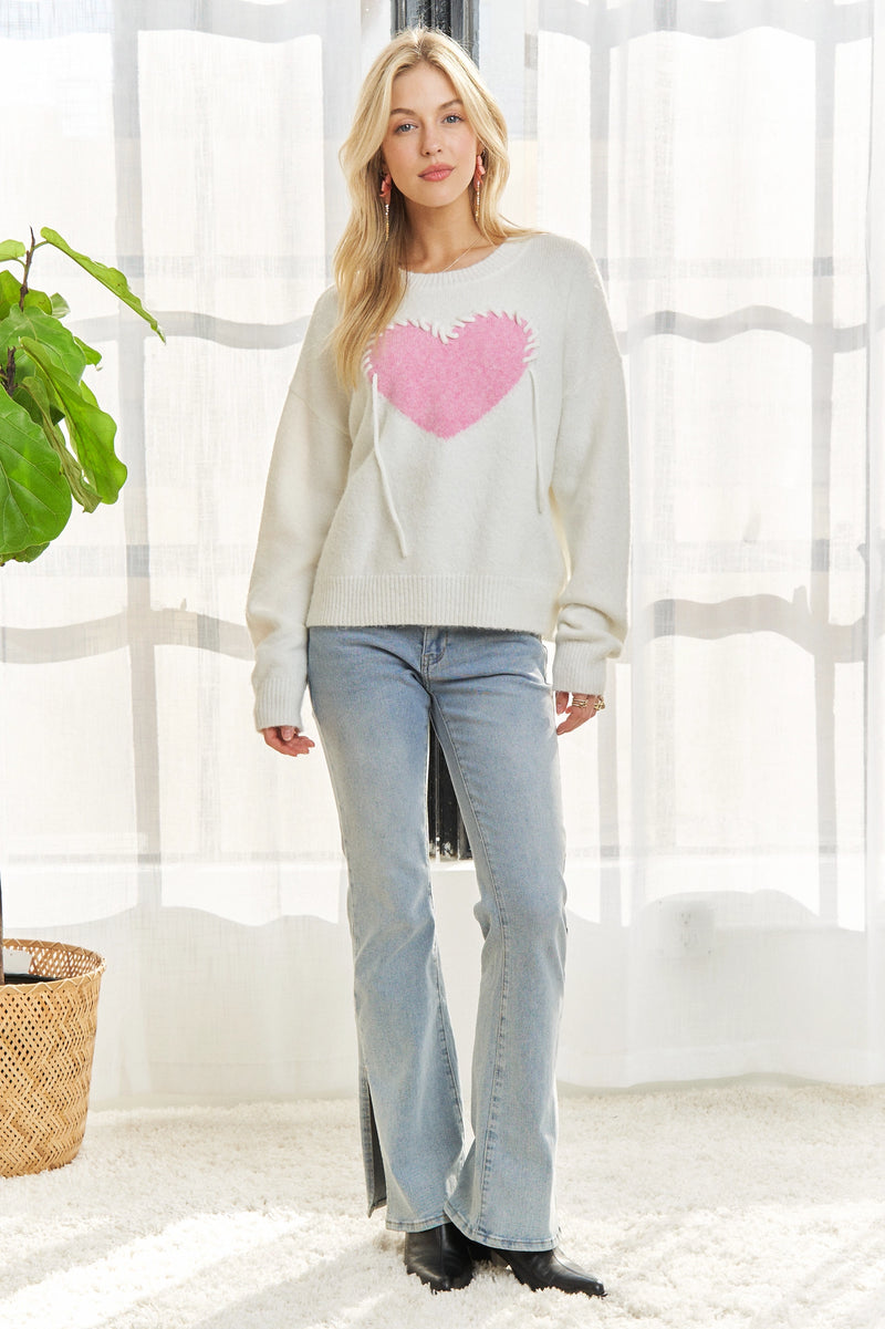 Valentina Heart Sweater