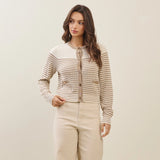 Mila Metallic Stripped Sweater