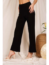 Julieta Ribbed Wide Leg Pants