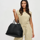 NYC Woven Lather Tote