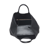 NYC Woven Lather Tote