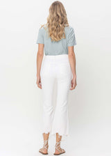 VINTAGE CROPPED FLARE JEANS - High Rise