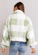 Plaid Fleece Jacket