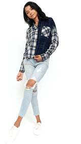 NYC Plaid Flannel Shirt