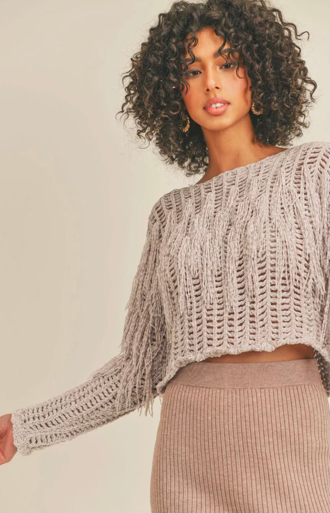 Brandy Fringed Sweater