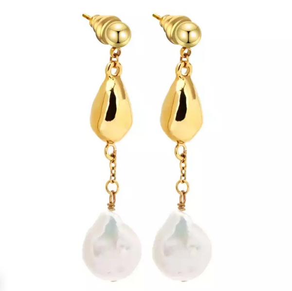 Layla Pearl Drop Earrings